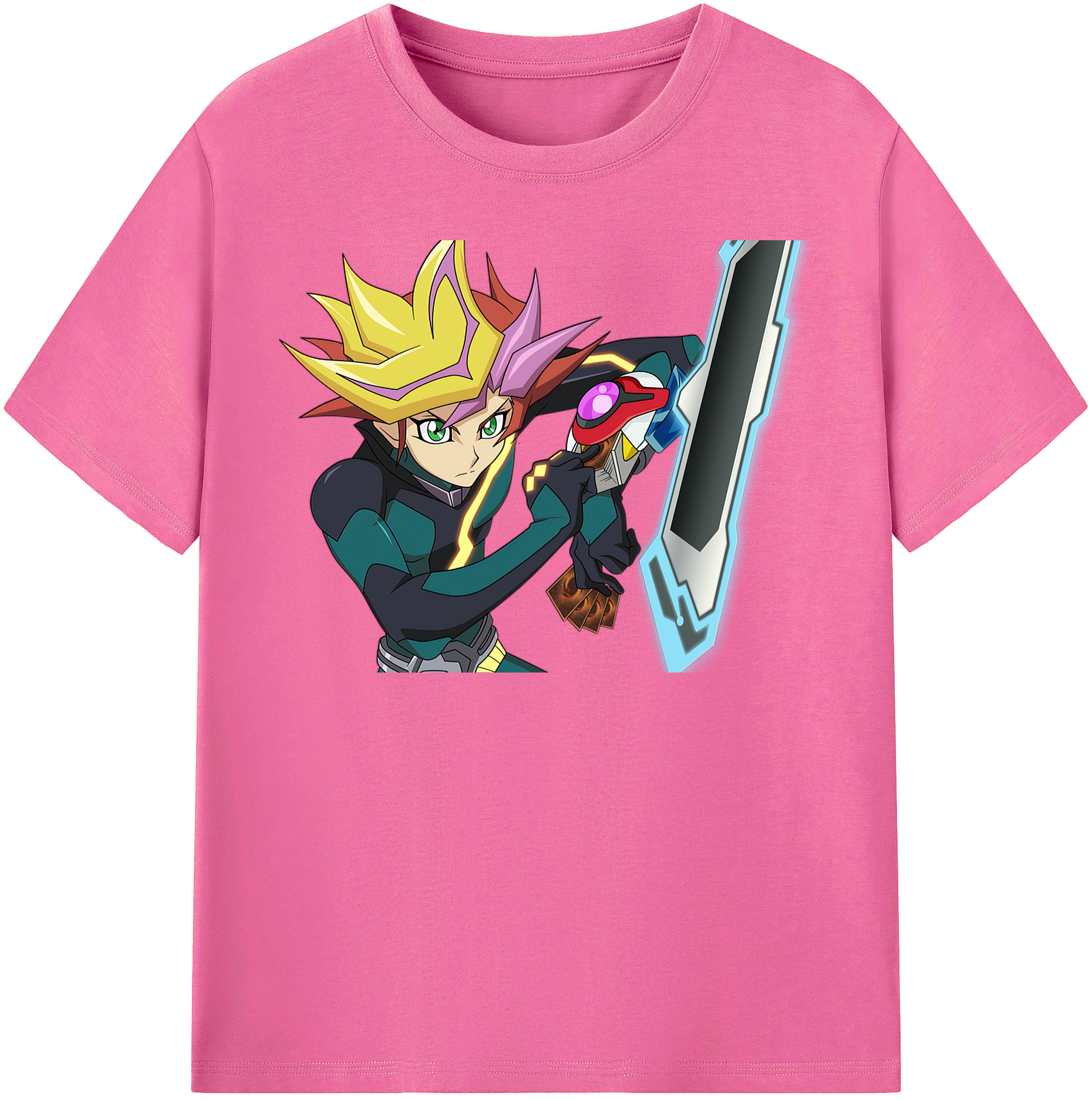 （画像用） 遊☆戯☆王 Yu-Gi-Oh! レディースカジュアルプリントTシャツ（綿100％）